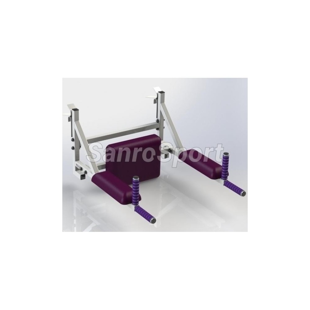 Sporto kompleksas GT-2 baltas, 240x72cm.