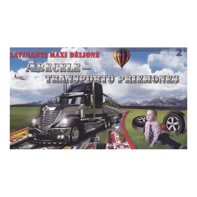 Dėlionė - "Transporto priemonės ir abėcėlė"