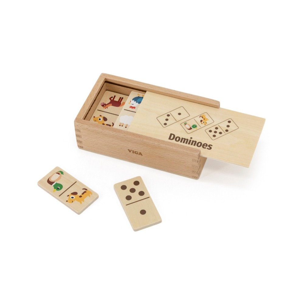 „VIGA“ medinis domino „2in1“: gyvūnai ir skaičiai