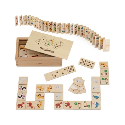 „VIGA“ medinis domino „2in1“: gyvūnai ir skaičiai