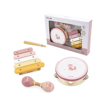 VIGA PolarB muzikos instrumentų rinkinys, rožinis