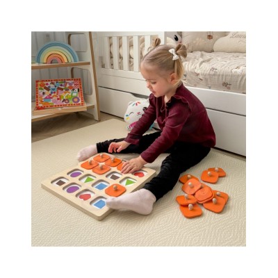 „Viga Memory“ – atminties žaidimas ,,Atpažink paveikslėlius", 10 Montessori kortelių