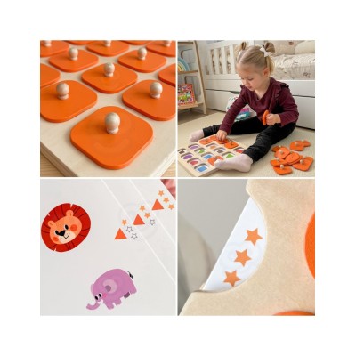 „Viga Memory“ – atminties žaidimas ,,Atpažink paveikslėlius", 10 Montessori kortelių