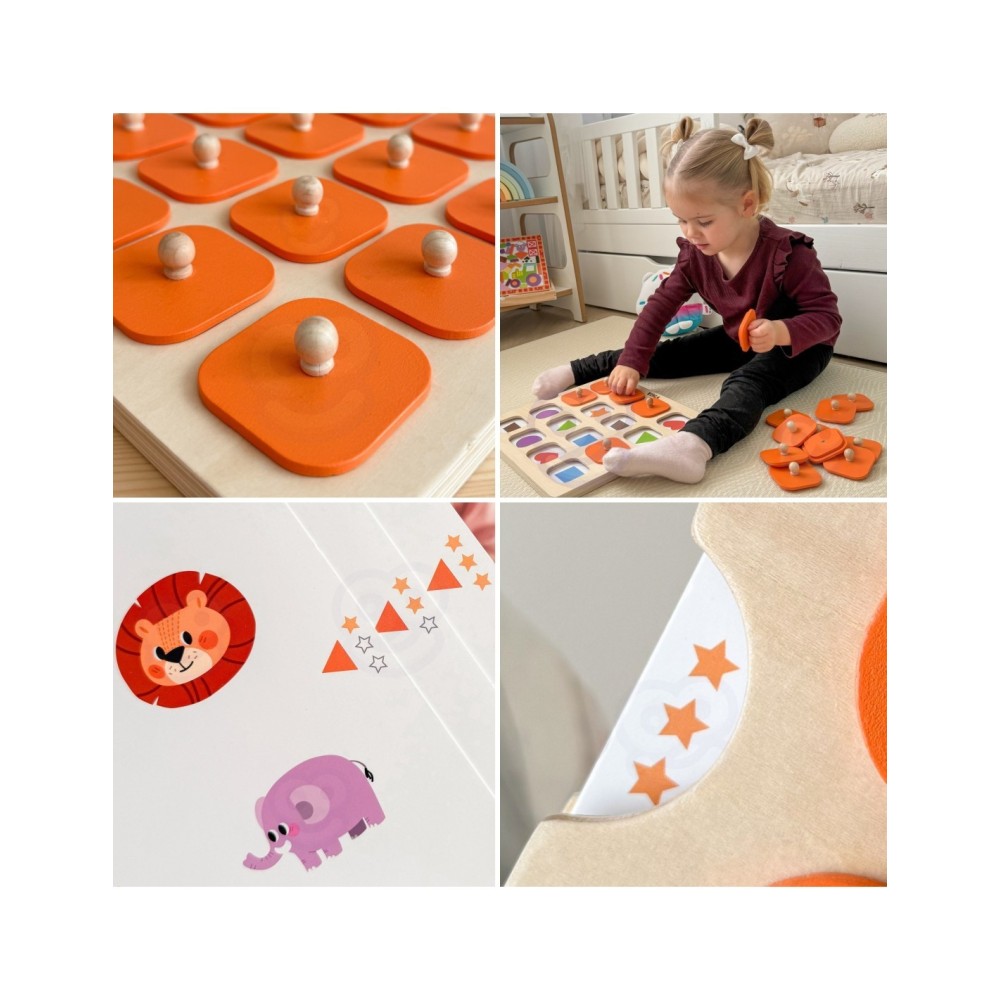 „Viga Memory“ – atminties žaidimas ,,Atpažink paveikslėlius", 10 Montessori kortelių