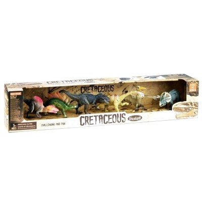 Dinozaurų figūrėlių rinkinys „DINOSAURS“ (įvairių rūšių), 6 vnt.