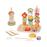 Tooky Toy „Magic Garden“ – 5 viename medinė edukacinė dėžutė