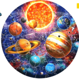 Dėlionė „Kosmosas“ – milžiniška grindų dėlionė 58d.