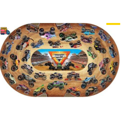 „Monster Jam“ – milžiniška grindų dėlionė 74d.