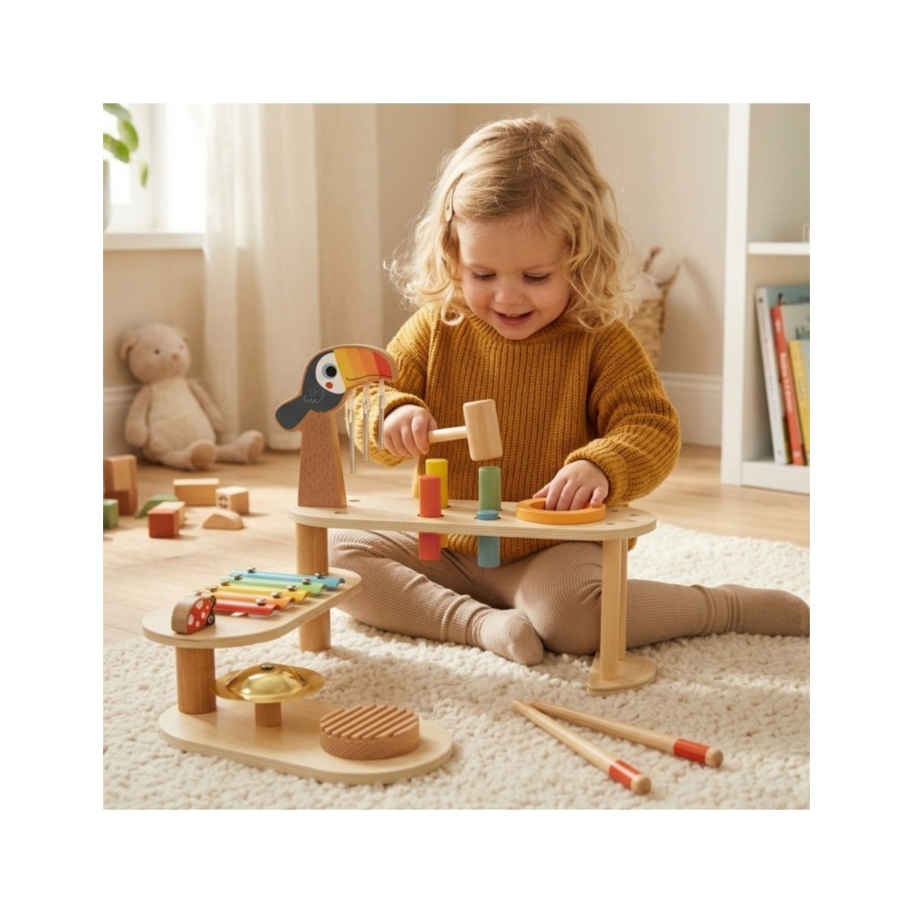 Edukacinis muzikinis staliukas TOOKY TOY