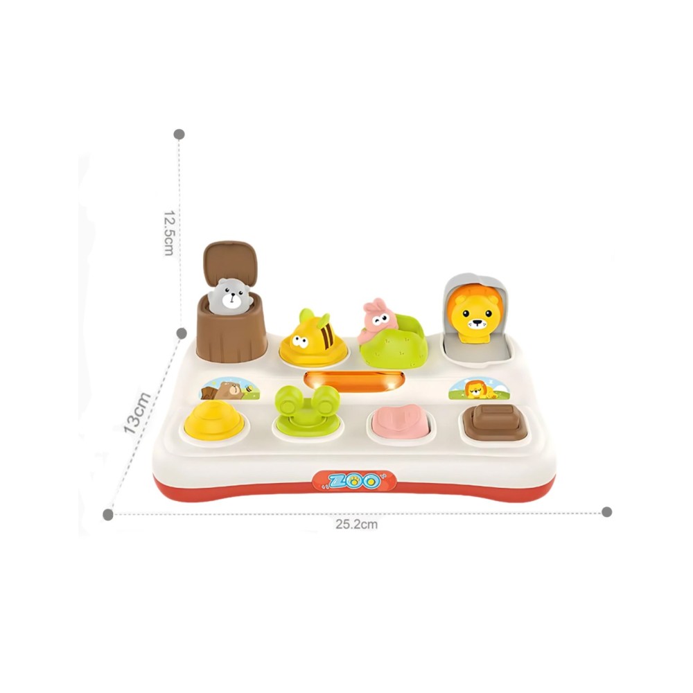 WOOPIE „Pop-Up Animals“ – interaktyvus žaislas mažyliams