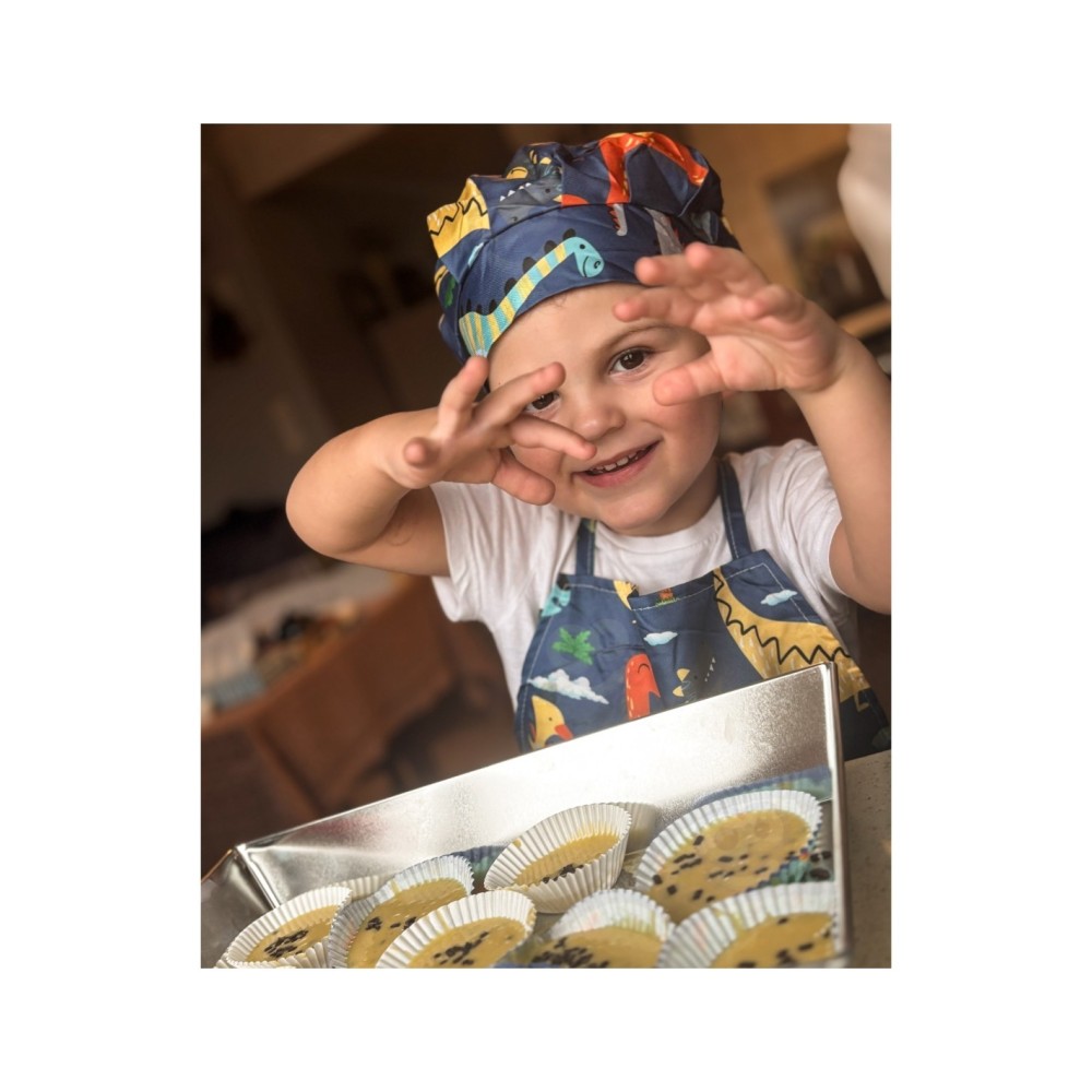WOOPIE „Little Chef Dino“ – mažojo virtuvės šefo rinkinys