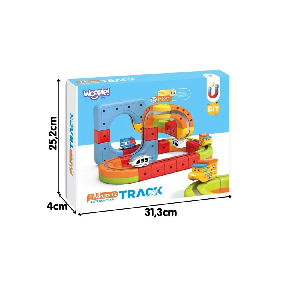 WOOPIE „Magic Cube Train“ –  gravitacinis traukinio takelis