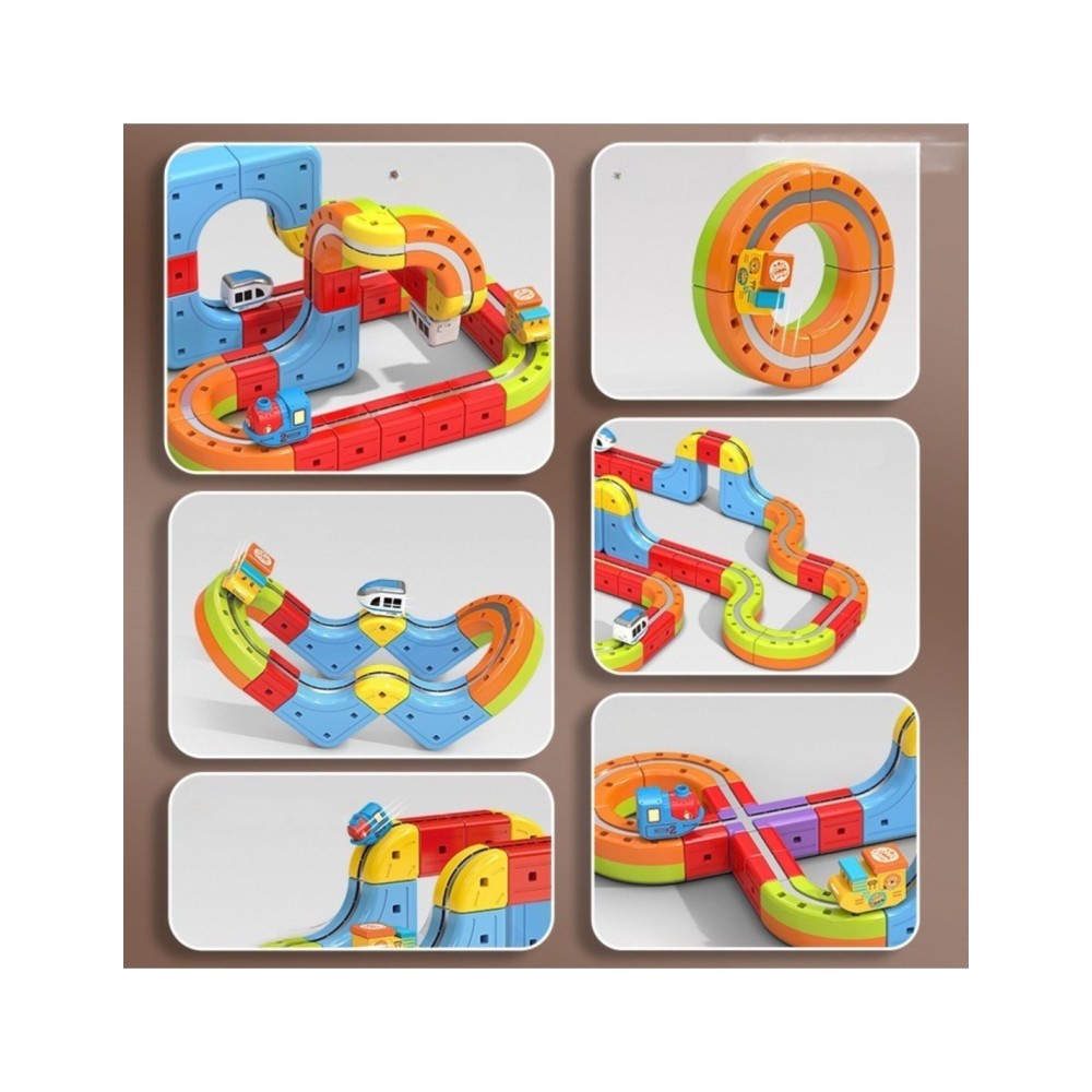 WOOPIE „Magic Cube Train“ –  gravitacinis traukinio takelis