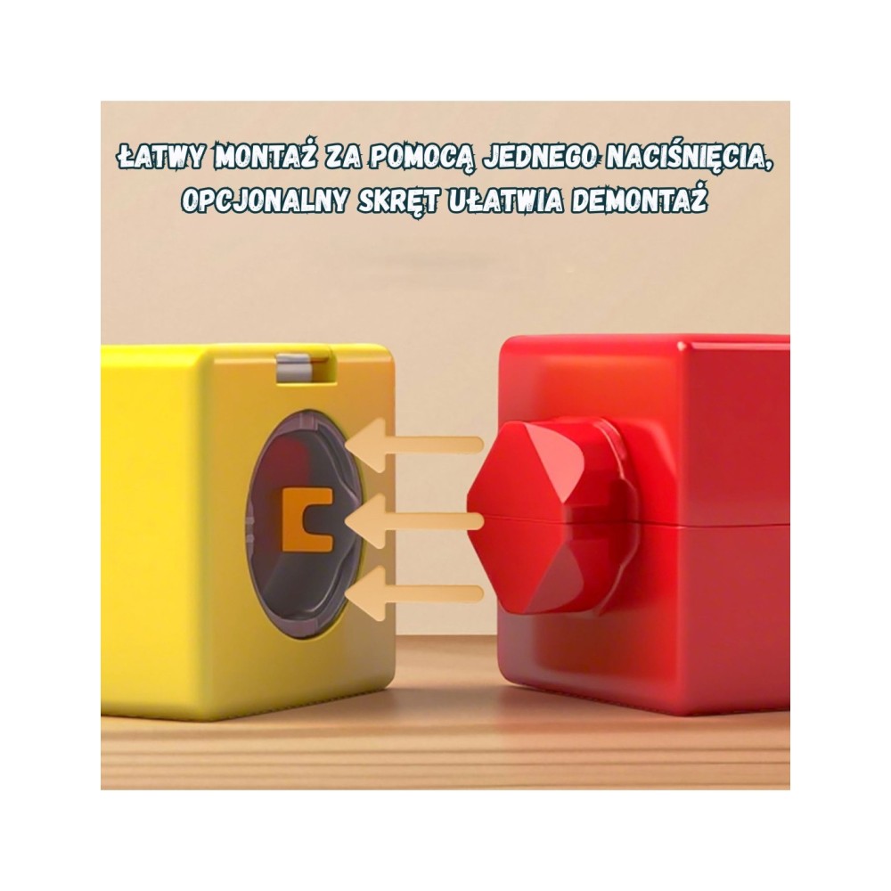WOOPIE „Magic Cube Train“ –  gravitacinis traukinio takelis