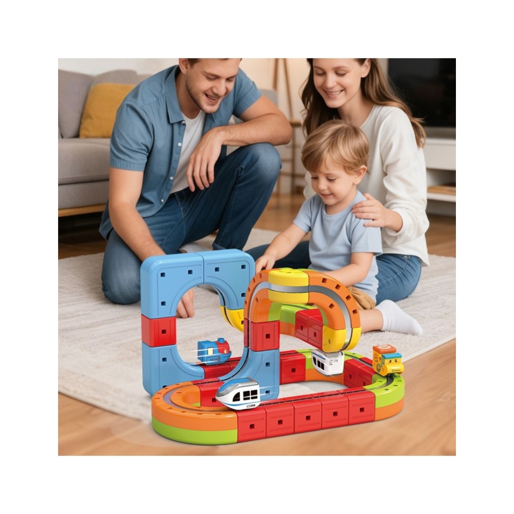 WOOPIE „Magic Cube Train“ –  gravitacinis traukinio takelis