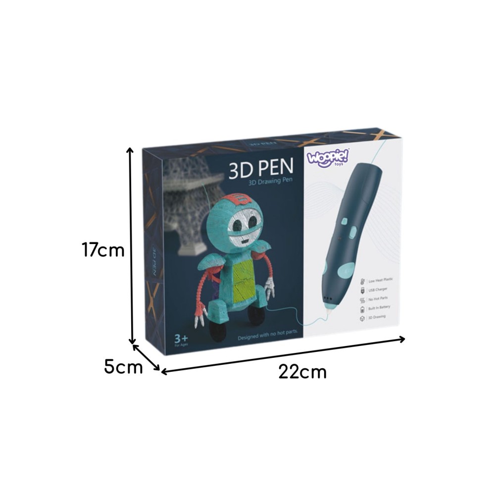 WOOPIE 3D piešimo rašiklis