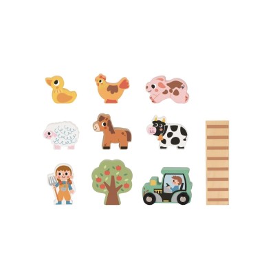 WOOPIE GREEN „My First Farm“ – pirmasis medinis ūkio rinkinys mažiesiems