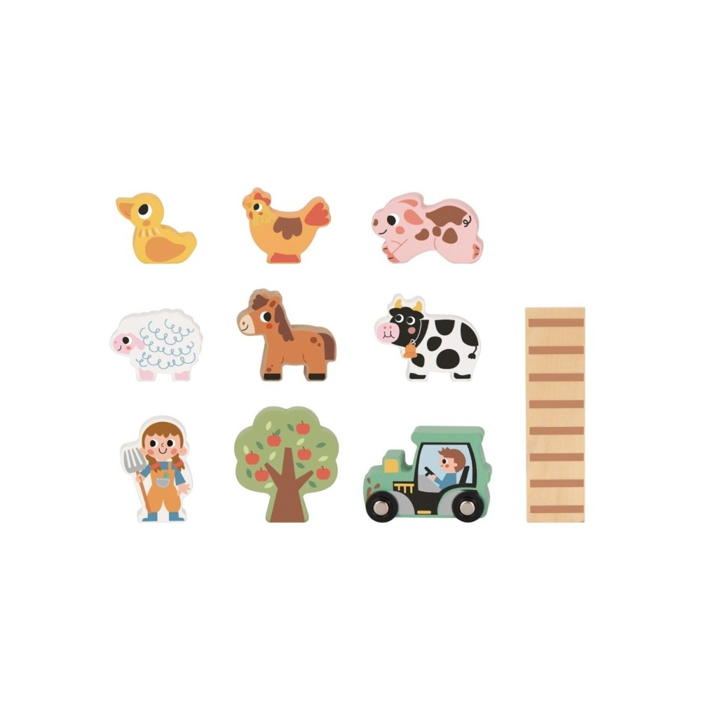 WOOPIE GREEN „My First Farm“ – pirmasis medinis ūkio rinkinys mažiesiems