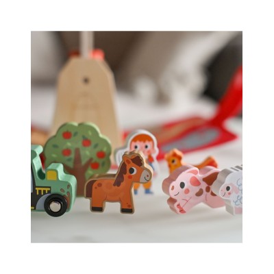 WOOPIE GREEN „My First Farm“ – pirmasis medinis ūkio rinkinys mažiesiems