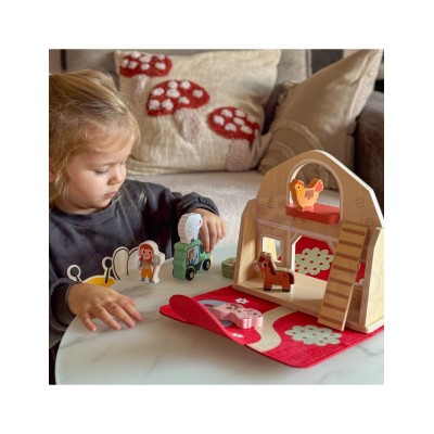 WOOPIE GREEN „My First Farm“ – pirmasis medinis ūkio rinkinys mažiesiems