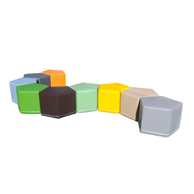 Pentagono pufų rinkinys-9 dalys