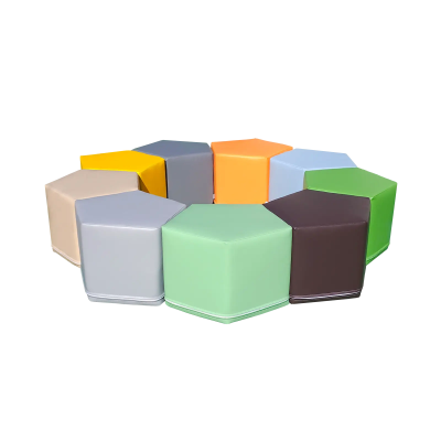 Pentagono pufų rinkinys-9 dalys