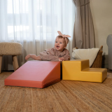 „Mini Climbie“ minkštųjų žaislų rinkinys-pastelinė rožinė