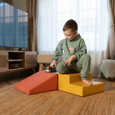 „Mini Climbie“ minkštųjų žaislų rinkinys-pastelinė rožinė