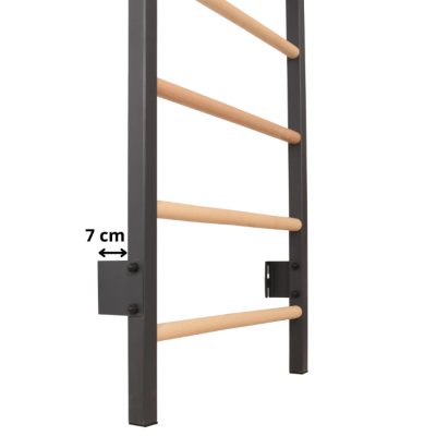 STEEL PURE metalinės sienelės su prisitraukimų mechanizmu – grafito spalvos | RINAGYM