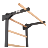 STEEL PURE metalinės sienelės su prisitraukimų mechanizmu – grafito spalvos | RINAGYM