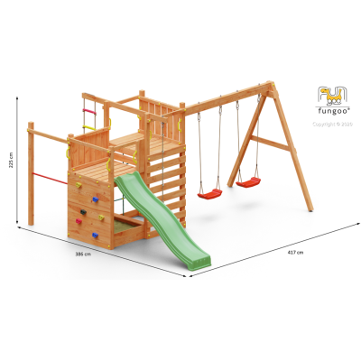 „FUNGOO Climbing Star3“ žaidimų aikštelė