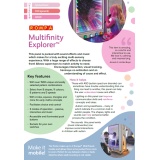 „Snoezelen® Multifinity Explorer™“ sensorinė sieninė panelė