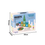 Magnetinių kaladėlių rinkinys WOOPIE 3D