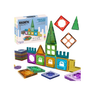 Magnetinių kaladėlių rinkinys WOOPIE 3D