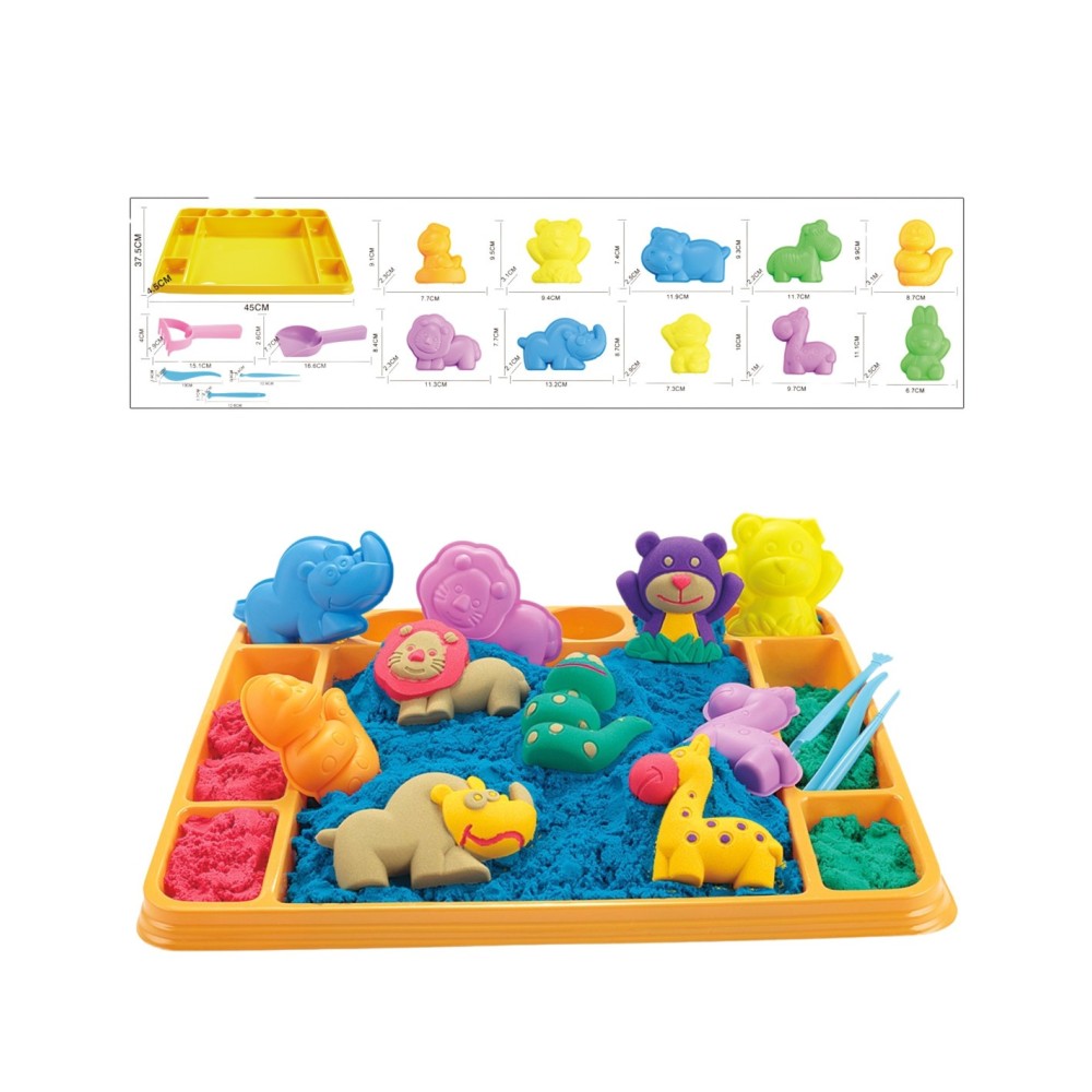 WOOPIE Kinetinis smėlis XL „Zoo“