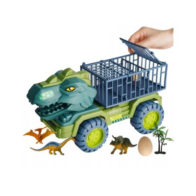 Dinozauro formos transporteris su 15 dinozaurų figūrėlių