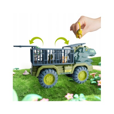 Dinozauro formos transporteris su 15 dinozaurų figūrėlių