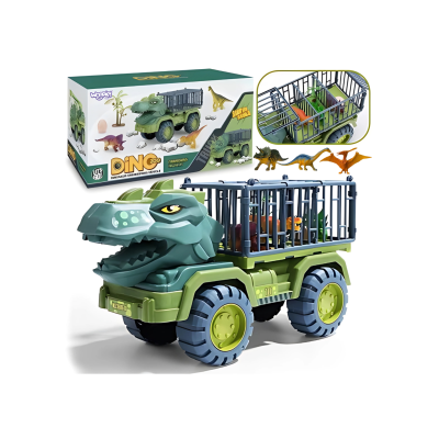 Dinozauro formos transporteris su 15 dinozaurų figūrėlių