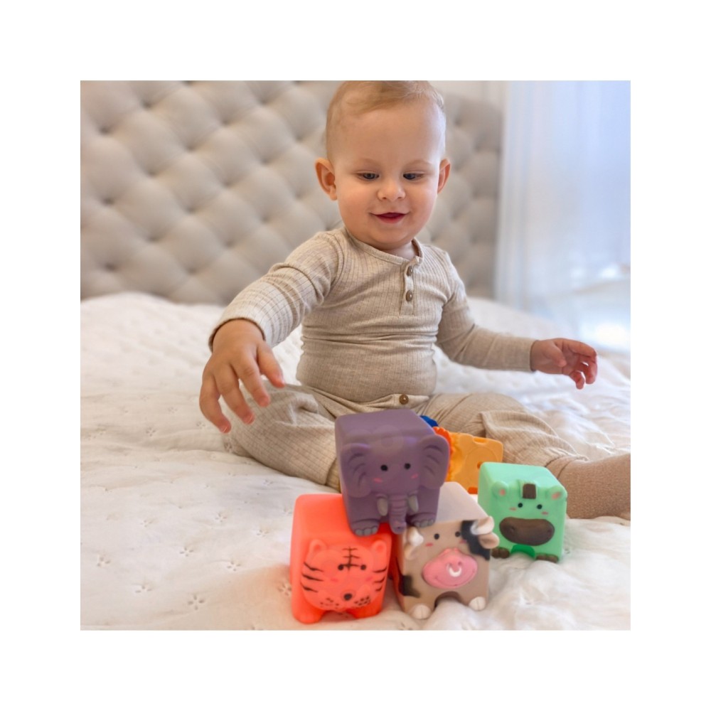 WOOPIE BABY sensorinių - minkštų kaladėlių rinkinys