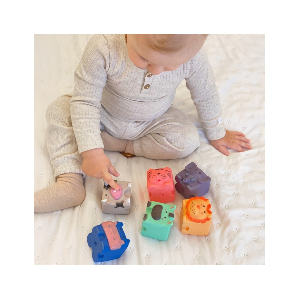WOOPIE BABY sensorinių - minkštų kaladėlių rinkinys