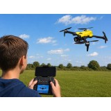 Sulankstomas dronas su kamera - TQP Pro, Geltonas