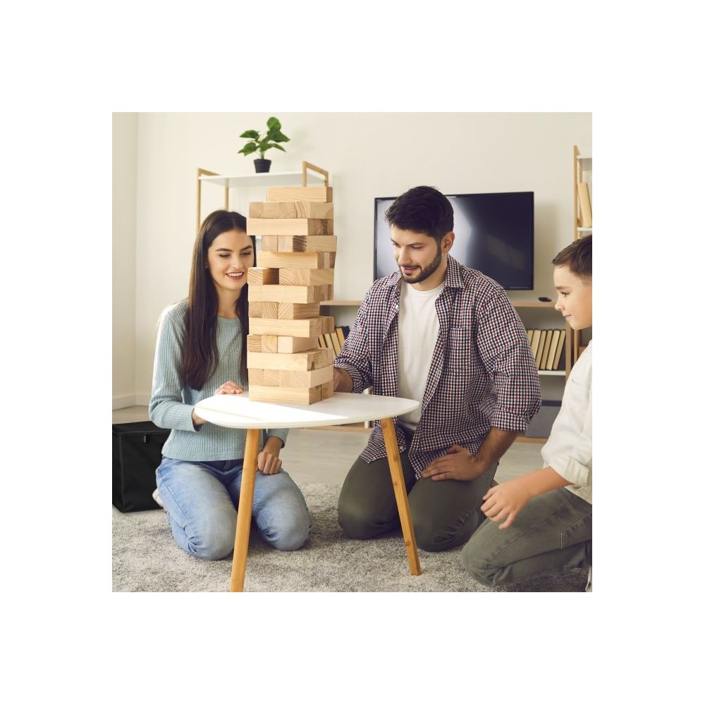 XXL medinis Jenga bokštas