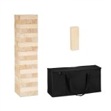 XXL medinis Jenga bokštas