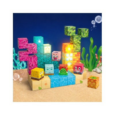 WOOPIE Magnetinės Kaladėlės „Underwater Adventure“  Rinkinys, 54 vnt.
