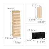 XL medinis Jenga bokštas