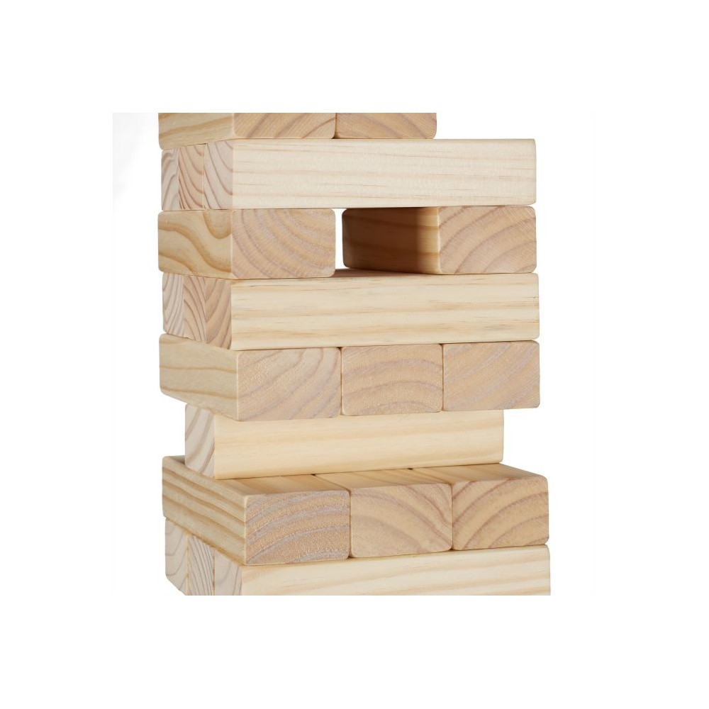 XL medinis Jenga bokštas