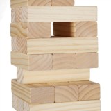 XL medinis Jenga bokštas