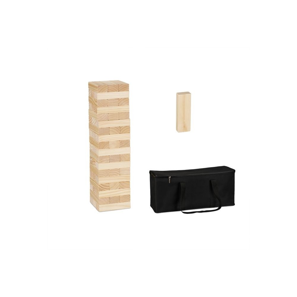 XL medinis Jenga bokštas