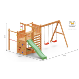 Fungoo Climbing Star3–universalus žaidimų aikštelės rinkinys
