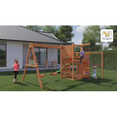 Fungoo Climbing Star3–universalus žaidimų aikštelės rinkinys